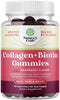 Hair Skin and Nails Gummies for Women, 45 Days, Extra Strength Biotin and Collagen, Non-GMO Kosher