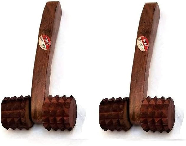 Zifron Wood Store Zifron Balayantra Head Massager for Hair Growth/Acupressure Roller Massager/Head Massager/Original Inventor/Sheesham Wood