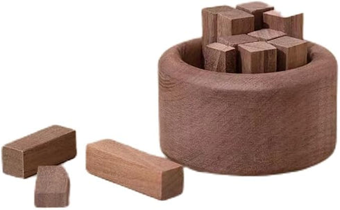 RICHINNA Diffuser,3 Set Wood of Wood Diffuser for Essential Oils,Car Fragrant Small Aromatherapy Diffuser Woodpile