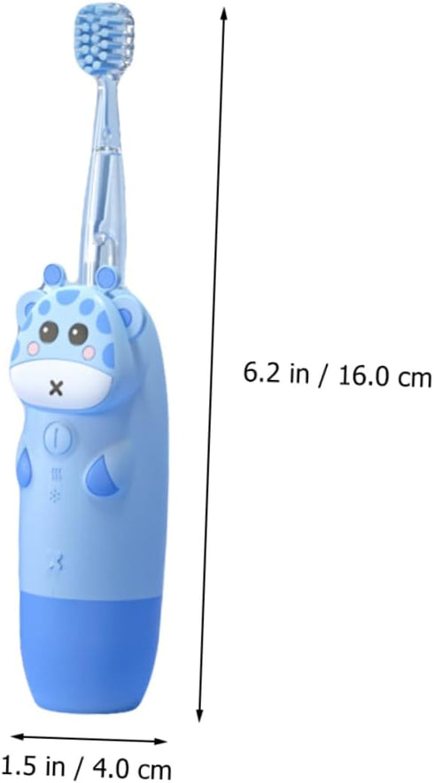 Sonic Electric Toothbrush with Frequency Soft Bristles for Sensitive Gums Ergonomic Handle Non Rechargeable Cleaning