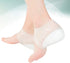 Exceart Heel Cup Insoles - Invisible Silicone Shoe Lift Heel Pads, 2.5CM for Men Women (Size 40-46)