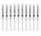 Teeth Whitening Gel Syringe Dispensers, 44% Carbamide Peroxide, 10 pcs