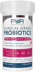 Woman's Clinical Grade Probiotics - 12 Billion CFUs/Serving, 10 Strains, 60 Daily Capsules, 2 Month Supply