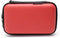 Small Protective Hard Shell Diabetic Travel Case, Organizer Bag for Testing Supplies, Red