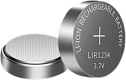 2 Pack Rechargeable LIR1254 3.6V Replacement Battery for Wf1000X XM3 SP600 700 900 Battery Bando H5 E6 Buds Bluetooth Headset Battery Varta ICR LIR 1254 A2 A3