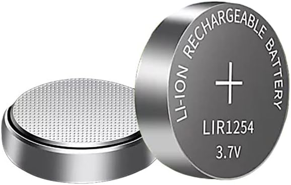 2 Pack Rechargeable LIR1254 3.6V Replacement Battery for Wf1000X XM3 SP600 700 900 Battery Bando H5 E6 Buds Bluetooth Headset Battery Varta ICR LIR 1254 A2 A3