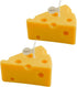 Xshelley 2 Pack Cheese Shaped Candles with Relaxing Fragrance, Aroma Soy Wax Decorative