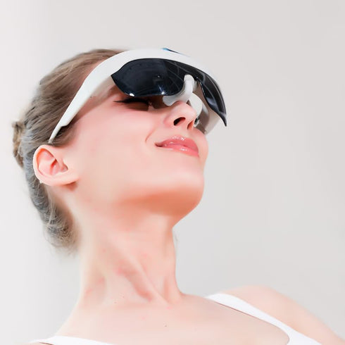 Portable Vapor Glasses for Relief Dry Eyes, Automatic Timer,Eye Mist Steam Sprayer,Eye Treatment,Sleep Mask for Eye