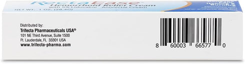 Globe RectaEase 5% Lidocaine Hemorrhoid Relief Cream, 1 oz Tube, Rapid Numbing Treatment for Itch and Burn
