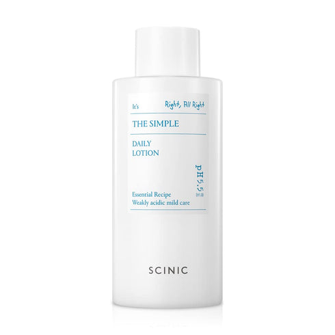 SCINIC The Simple Daily Lotion, 8.79 fl oz - Vegan Face Lotion for Sensitive Skin with Madecassoside & Aloe Vera