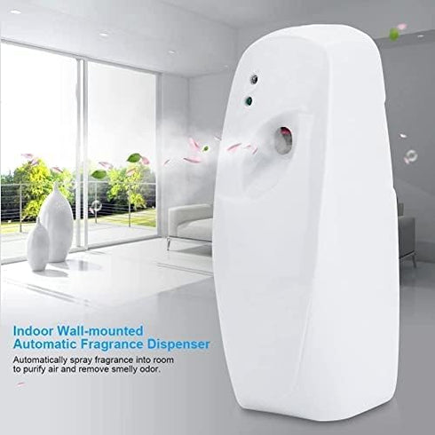Automatic Adjustable Fragrance Dispenser Wall-mounted Aerosol Spray Air Freshener for Home Room Office Hotel
