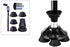 BigAlex Replacement Folding Walking Cane with 4 Tips (MG Alloy Base)