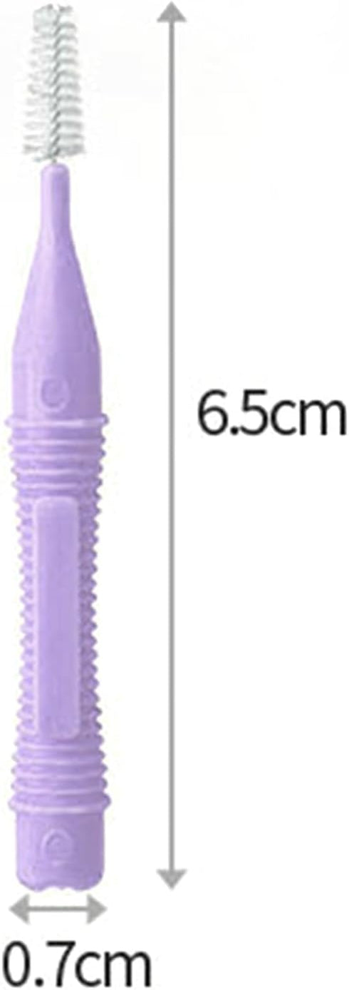 40pcs Interdental Brushes, 1.2-1.5mm Teeth Brace Cleansing Brush Dental Cleaning Tools for Adults, Remove Bad Breath