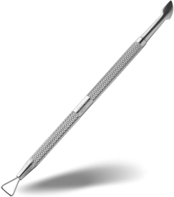 Rui Smiths Pro Cuticle Pusher - Stainless Steel Manicure Tool with 2 Ends - Style 101
