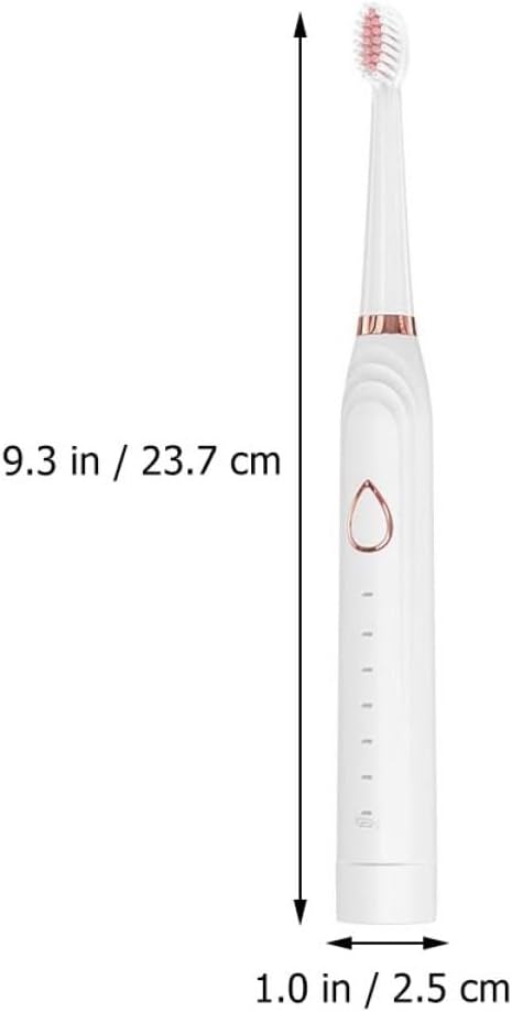 Ipetboom Set Three-in-One Electric Toothbrush for Adults and Boys and Girls Rechargeable Sonic Toothbrush Soft Bristles