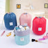 INVODA 4PCS Cosmetic Bag, Barrel Shaped Travel Makeup Bags, Large Capacity Waterproof Drawstring Toiletry Bag