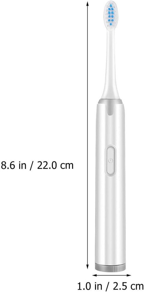 NOLITOY Sonic Electric Toothbrush for Adults with Soft Bristles Vibration Cleaning Device Non-Rechargeable Battery