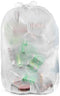 Aluf Plastics 7-10 Gallon Clear Trash Bags | Huge 500 Pack | 24" x 23" | 1.0 MIL | Premium Liners