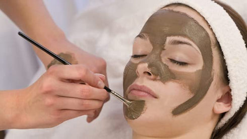 Moroccan Rhassoul Bio Clay Powder - Organic Facial Body & Hair Mask, Fights Acne, Cleanses Impurities, Improves