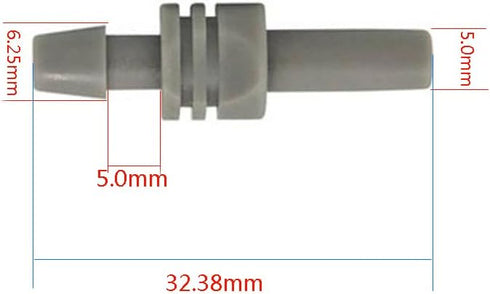 JQH 10pieces/Bag NIBP Cuff Adapter Connector Reusable Connector for Blood Pressure Monitor Arm Cuff Plastic Material