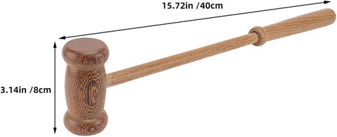 Hammer 2pcs Set Hammers Wooden Back Massager Handheld Body and Neck Massage Knocking for Muscle Relief and Stress