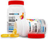 Runner Omega 3 Fish Oil - Triple Strength Nutritional Sport Supplement for Heart & Joint Health, 1000 mg, 1 Month