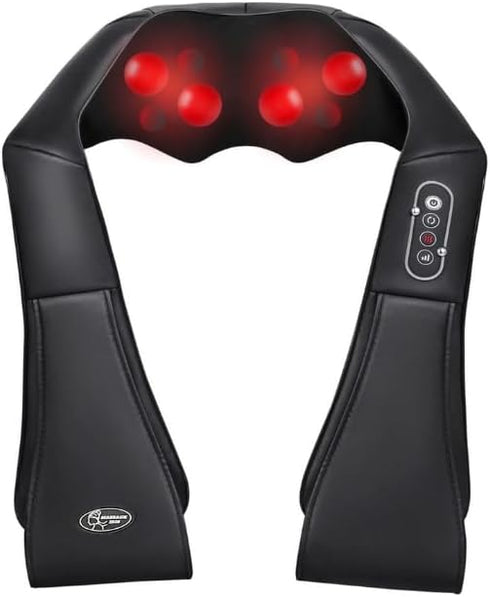 oCuZen Shiatsu Back and Neck Massager with Heat Deep Kneading Massage, Mother's Day