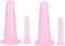 Natural Silicone Massage Cup, Anti Cellulite Facial Cupping Therapy for Face, Neck, Body, Anti-Aging Beauty Tool (Pink)