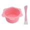 Replacement Pot Set for Wax Warmer, Removable Silicone Waxing Bowl, Non-stick Spatulas, Pink