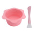 Replacement Pot Set for Wax Warmer, Removable Silicone Waxing Bowl, Non-stick Spatulas, Pink