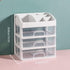 Makeup Organizer with 3 Drawers, Plastic Storage for Vanity, Large Capacity Cosmetic Display Cases for Skin Care