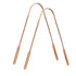 Copper Tongue Scraper Set of 2 for Adults, Effective Cleaner for Optimal Oral Care & Fresh Breath