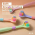 Three-Sided Soft Hair Toothbrush, 2 Pcs Random Color, Effective for Adults and Children
