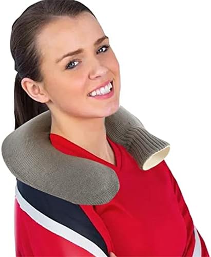 SHUOCONG 1000ML U-Shape Removable Knitted Rubber Medical Neck Warmer Hot Water Bottle Protection Muscle Spasms Bags