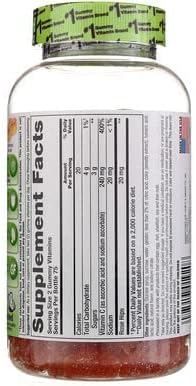VitaFusion Power C Gummy Vitamins for Adults, Absolutely Orange, 150 ct, Pack of 3