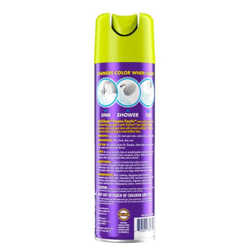 Pack 2-19 oz. OxiClean Foam-Tastic Fresh Scent Bathroom Cleaner Twin Aerosol Cans