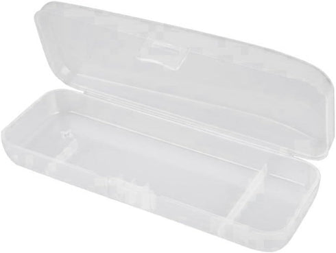 White Transparent Shaving Box for Shaver Razor,Razor Protector Plastic Box Cover Container Storage for Manual Razor System, Shaving Accessories