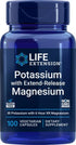Life Extension 99mg Potassium with Extend-Release Magnesium 250mg, 100 Veg Caps - Non-GMO Gluten-Free Vegetarian