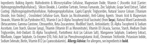 Wellteen Her - Nutritional Support for Teenagers and Young Women Ages 13-19, 30 Tablets