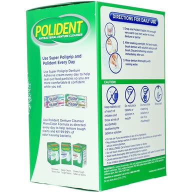Polident Overnight, 84 Count (Pack of 2)