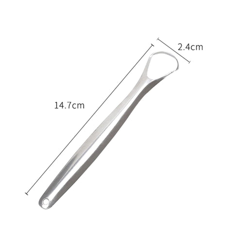 Tartar Removal Tool, Oral Tongue Scraper Cleaner for Fresh Breath, Portable Non-slip Handle