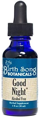 Good Night Tincture - Natural Herbal Sleep Aid Supplement with Valerian Root and Chamomile, 1oz