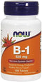 NOW Foods Vitamin B-1 (Thiamine) 100mg, 100 Tablets (Pack of 2)
