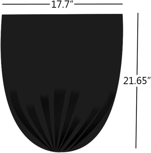 Small Trash Bag, 4 Gallon Black Unscented Leakproof Garbage Liners, 6 Rolls, 150 Counts