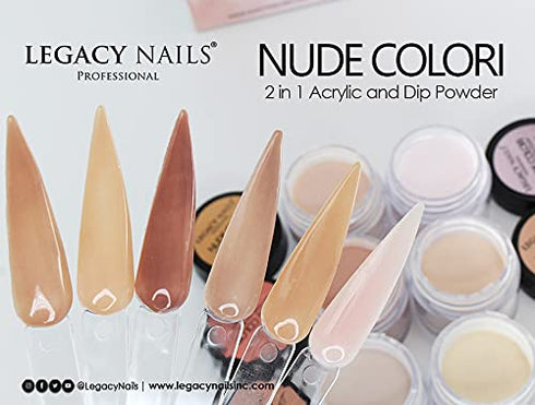 Legacy Nails Professional ACRYLIC NAIL POWDER COLLECTION - High-Pigment Formula for Long-Lasting Wear & Salon-Quality
