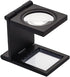 10X 28mm Mini Three-Folding Magnifier, Zinc Alloy Loupe Pocket Reading Magnifiers with Scale for Optical Jewelry