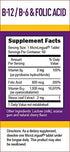 Superior Source No Shot Vitamin B12 Cyanocobalamin (1000 mcg), B6, Folic Acid, Quick Dissolve MicroLingual Tablets, 60 Count, Increase Energy, Healthy Heart, Boost Metabolism, Stress Support, Non-GMO