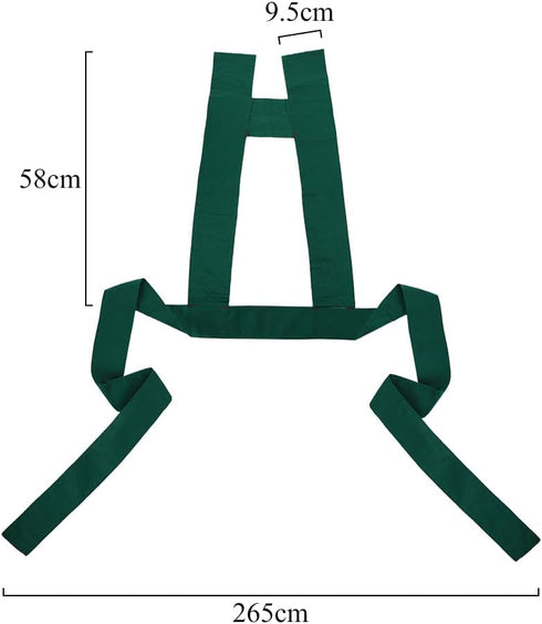 PENINSULA LOVE Vest Restraint Suit for Bed or Wheelchair Elderly Bed Restraint Strap Anti-Fall Wheelchair Harness Band