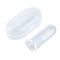AKOAK Baby Finger Toothbrush 1 Pack Soft Silicone Training Toothbrush with Storage Box, Oral Care (White)