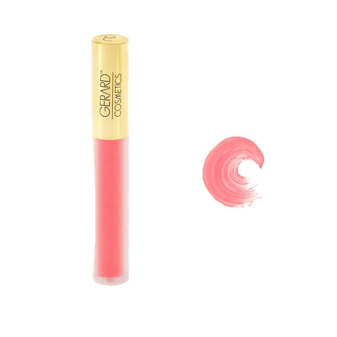 Gerard Cosmetics HydraMatte Liquid Lipstick West Coast, Coral Lipstick with Matte Finish, Long Lasting Non-Drying